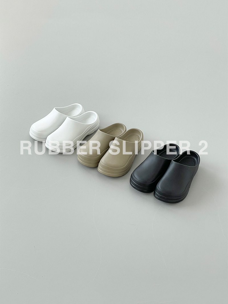Rubber slipper 2 / 3col